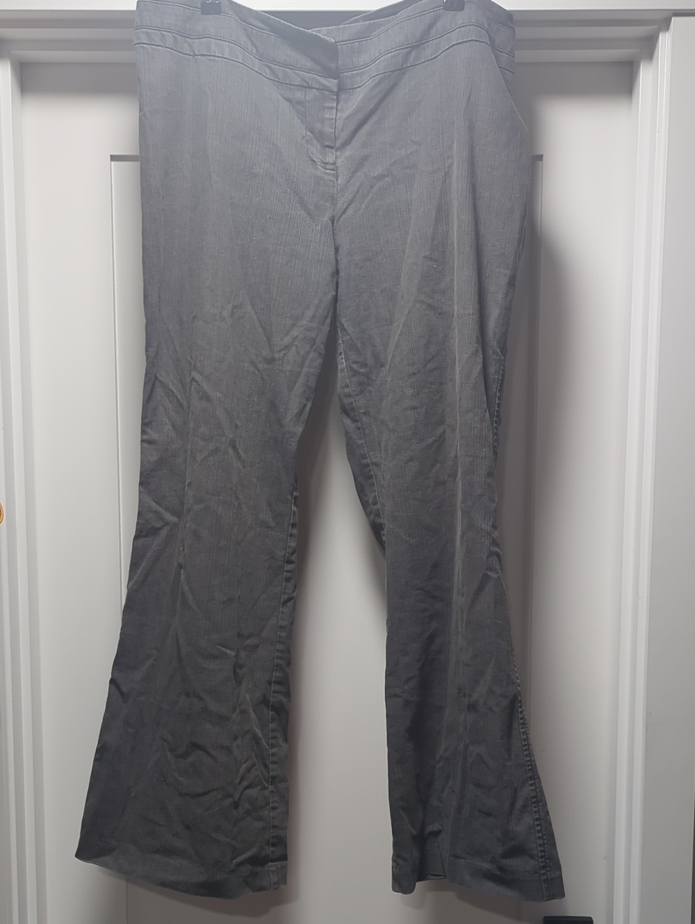 Studio Y Charcoal Pinstripe Trousers
